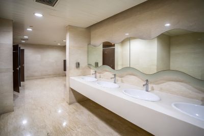 Smart Bathroom with Digital Controls